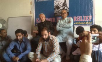 Swarajpeeth contribution in Kashmir Relief