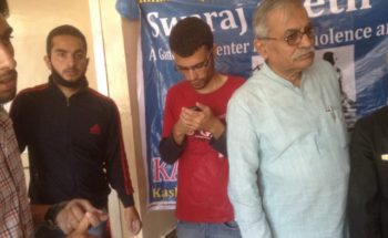 Swarajpeeth contribution in Kashmir Relief