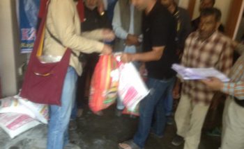 Swarajpeeth contribution in Kashmir Relief
